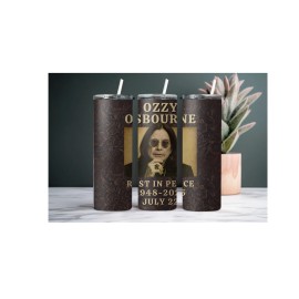 Unbranded 20 Oz Sublimated Ozzy Osbourne Memory Tumbler
