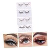 FOMIYES Sets Extensions Eyelashes for Women Cosplay Glitter False Lashes