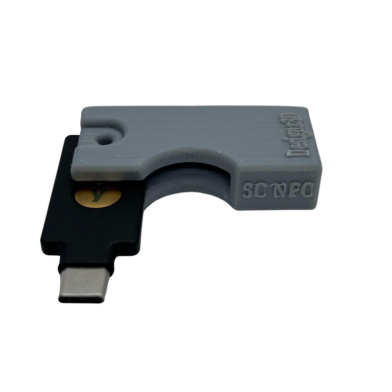 Designz3D Yubikey Protector Flip Case Keychain Holder (5 NFC /