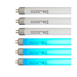 Dameiol 6 Pack 32050 F6T5/BL Replacement Bulbs,9''Length,6W T5 Fluorescent Light Tube,Compatible Replacement for Dyna/Trap DT2000XL,DT2000XLP and DT3012