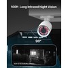 Loocam 2MP 1080p HD Security Camera, Hybrid 4-in-1 CVI/TVI/AHD/CVBS Bullet