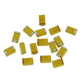 20x Tantalum Capacitor SMD 1,5µF 50V 125°C ; Size D ; TAJD155K050R ; 1,5uF
