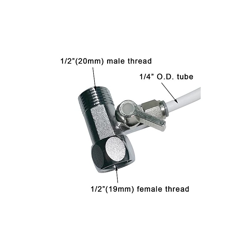 Malida Ball Valve Water Faucet Tap Feed Water Filters RO