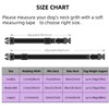 YUDOTE Reflective Adjustable Nylon Dog Collar with Reflevtive Soft Neoprene