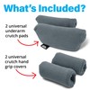 Crutch Comfort Deluxe Soft Fleece & Foam Crutch Accessory Set