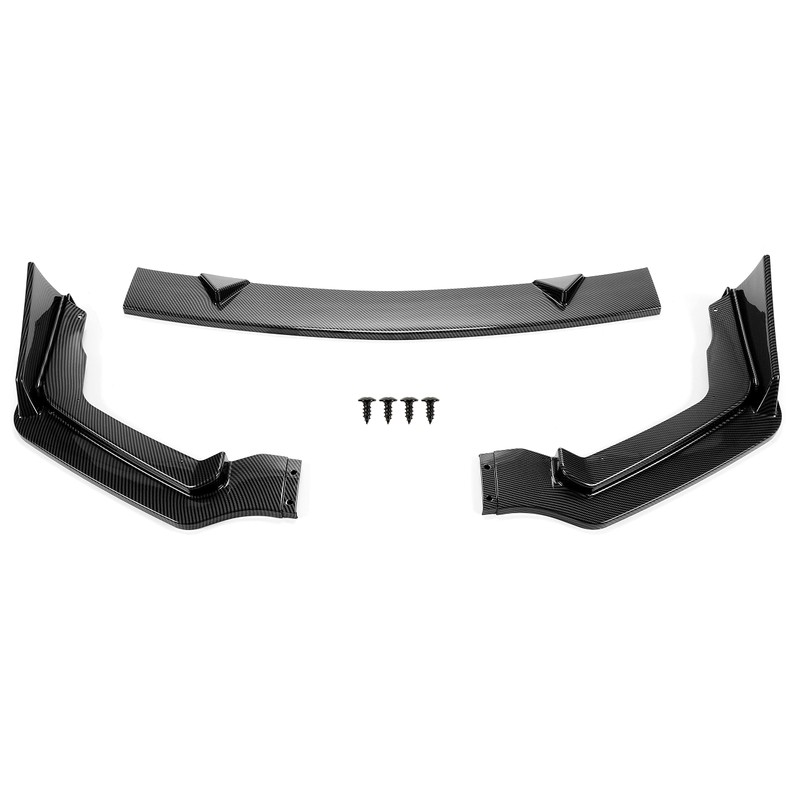 Kojem 3-Piece Front Bumper Lip Spoiler Compatible with 2014-2017 Infiniti
