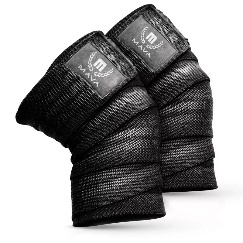 Mava Sports Knee Wraps (Pair) for Men & Women |