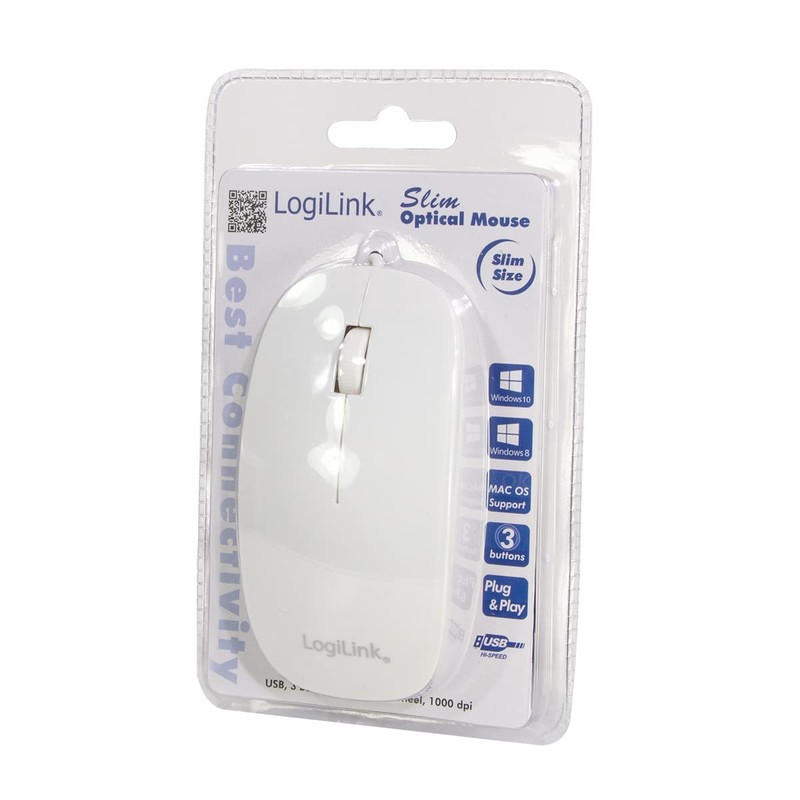 LogiLink ID-0062 Flat Style Slim USB Optical Mouse