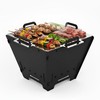 ONLYFIRE OUTDOOR LIVING 2 IN 1 BBQ Charcoal Grill &
