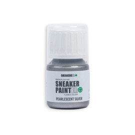SNEAKERSER Premium Leather Flexible Sneaker Paint, Pearlescent Silver, 30ml