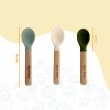 KoolBaby Juego De Cucharas De Madera Para Bebé Kool Baby