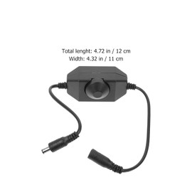 SEWACC Regulador de Intensidad para Tira LED Perilla Giratoria, Controlador de Luz para Lámparas de Mesa y Luces LED de Cuarto, Ajuste de Brillo Fácil