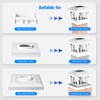 VOLISUN Solar Post Cap Lights Outdoor 8Pack, with Edison LED