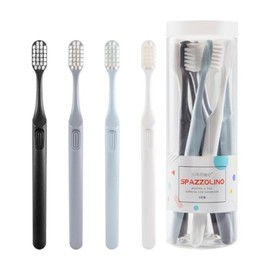 GEMNICHI t31 Ultra Clean Soft Toothbrushes for Adults, Fine Bristles, Ergonomic Design, for Sensitive Teeth and Gums
