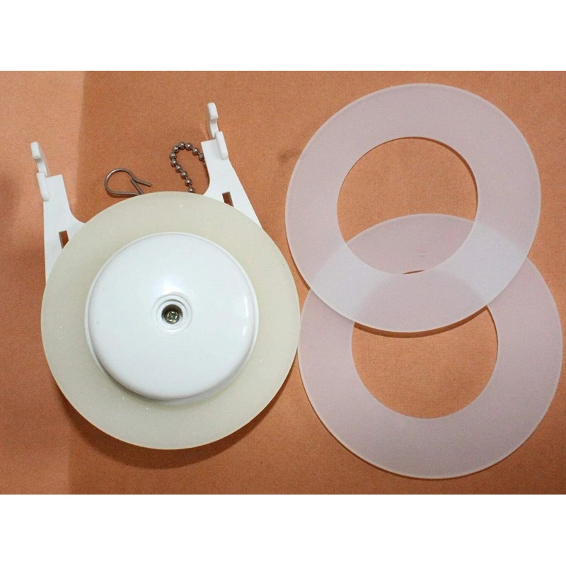 NuFlush Flapper 3.5-inch with Two Extra Silicone Seals for One-Piece