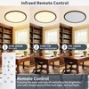 15 Inch Flush Mount Ceiling Light with Night Light, 36W