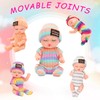 8 Sets 4 Inch Cute Baby Dolls with 4 pcs