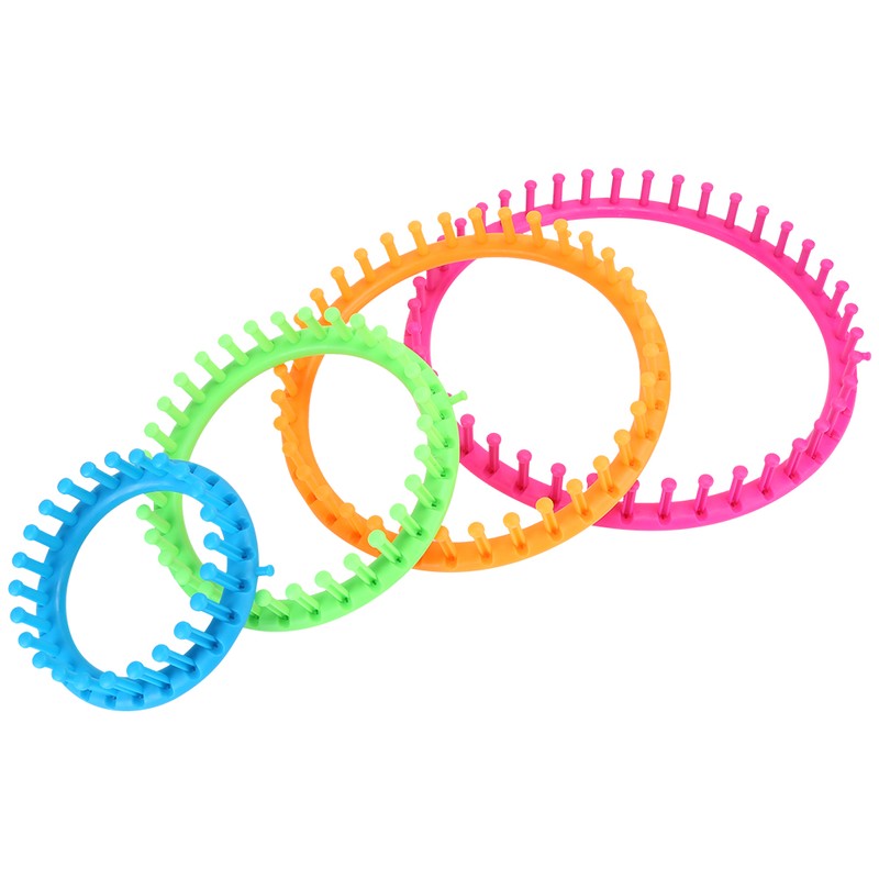 Circle Round Knitting Looms Set Craft Kit Tool with Hook