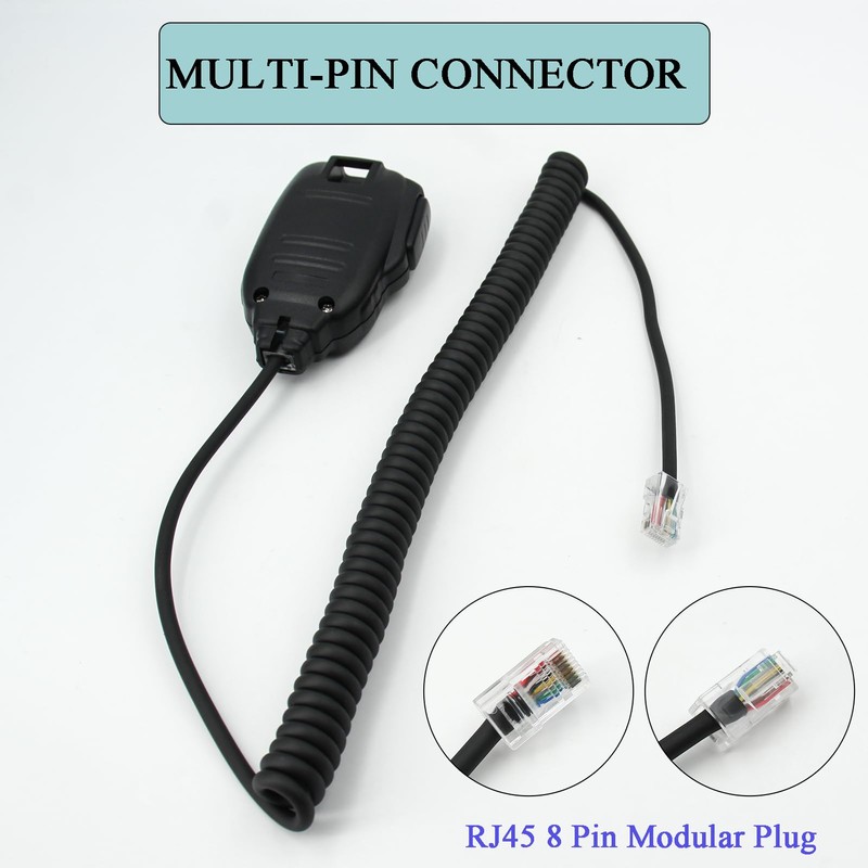 HM-133V HM133V Microphone RJ45 8 Pin Handheld Mic Compatible for