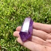 Amethyst Double Terminated Healing Crystal. Sahasrara Chakra Reiki Energy Meditation.