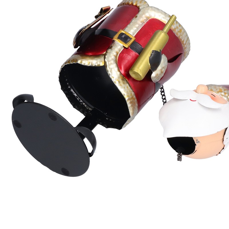 Santa Claus Wine Rack Innovative Dinning Table Decoration Ornament for