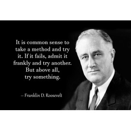 WeSellPhotos Franklin D. Roosevelt It is Common Poster, Print, Picture or Framed Photograph (13x19 Unframed Poster)