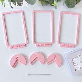 Keoker Polyme Clay Bead Hole Maker, Bead Clay Cutters, Polymer Clay Tool, Earring Drill Guide