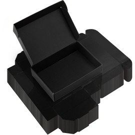 Rempry 40 Pack 9x6x2 Inches Black Shipping Boxes, Cardboard Corrugated Mailer Boxes for Packaging Small Business, Small Gift Boxes for Mailing Present