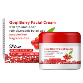 Wolfberry Facial Cream Anti-oxidant improve Tone Face Cream Hyaluronic Acid Moisturizing Anti-aging Firming Goji Berry Cream