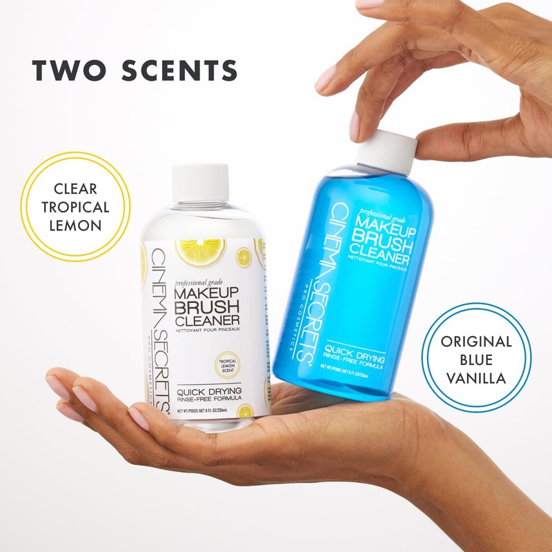 Cinema Secrets Limpiador de brochas de maquillaje Pro Starter Kit