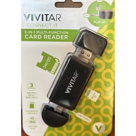 Vivitar Desktop 5-in-1 USB Card Reader