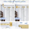 Gold Wrap Around Curtain Rods,Gold Curtain Rods for windows 48