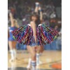 Gwezmxs Cheerleader Pompoms with Handles for Sports Competition, Set of