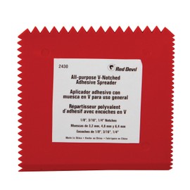 Red Devil 2430 Red Devil 2430 Multi-Notch Plastic Adhesive Spreader,