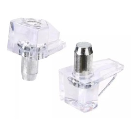 LIZOFERTAS Soporte Para Entrepaño Repisa Transparente Perno 100 Piezas