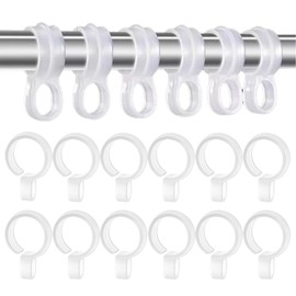 CHANJIF Hanger Stoppers, Pack of 12, 1.1 - 1.3 inches (29 - 34 mm), Laundry Windproof Hooks, Anti-Slip, Fall Prevention, Windproof, Fixed Clothes, Outdoor Clotheslines, Protection Against Strong Winds