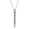 Dolceoro ALIS VOLAT PROPRIIS - Inspirational Mantra Necklace Vertical Bar