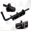 Aiwaiufu 8.5inch Black Heavy Duty Spring Loaded Latch Pin, Galvanized