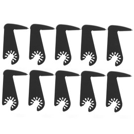 10Pcs Oscillating Saw Blade Sickle Shape High Speed Steel Multitool Tool Set Kit for Wall