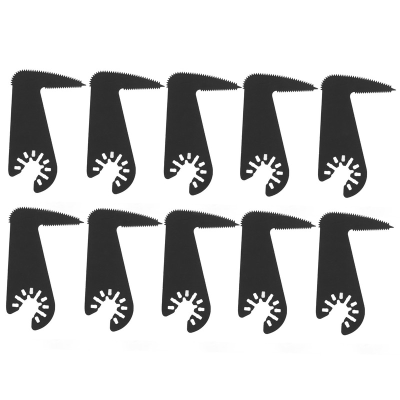 10Pcs Oscillating Saw Blade Sickle Shape High Speed Steel Multitool
