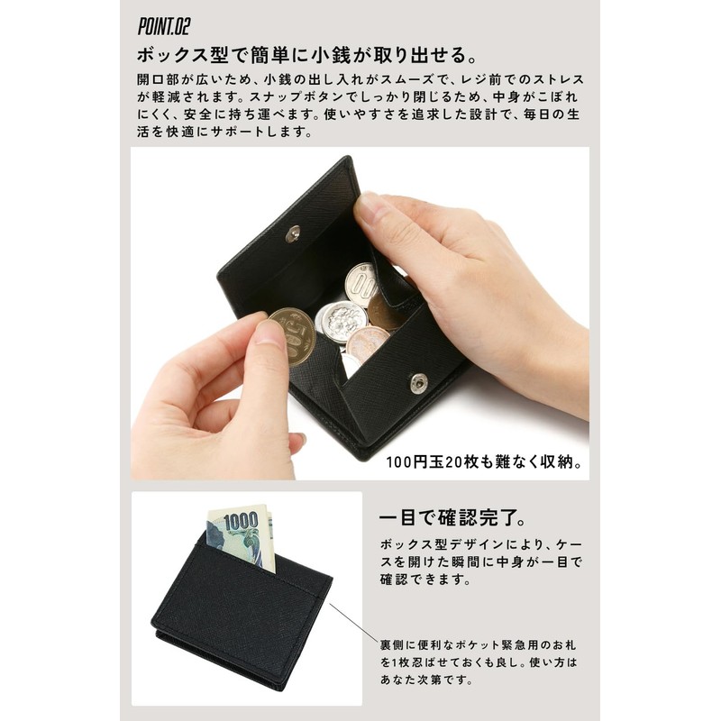 Style= Genuine Leather Coin Case, Simple Design, Versatile Look -