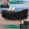 AKEfit Hammock Cover,400D Upgraded Waterproof Hammock Cover for 11-12 Ft