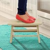 Sorbus Bamboo Step Stool - Great Foot Rest & Potty