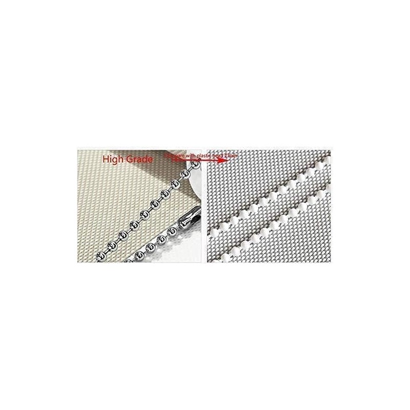 4.5 mm Stainless Steel Bead Chain with 5 Connectors, Fix