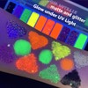 KARLOR 10 Color Fluorescent Eyeshadow, Glitter Luminous Neon UV Eyeshadow