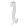 SOMA Shower Cubicle Hooks Transparent 8 mm Set of 4