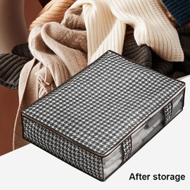 ETHOV® 4-Pack Under Bed Storage Bags Organisers Space Saving Bag for Clothes, Duvets and more