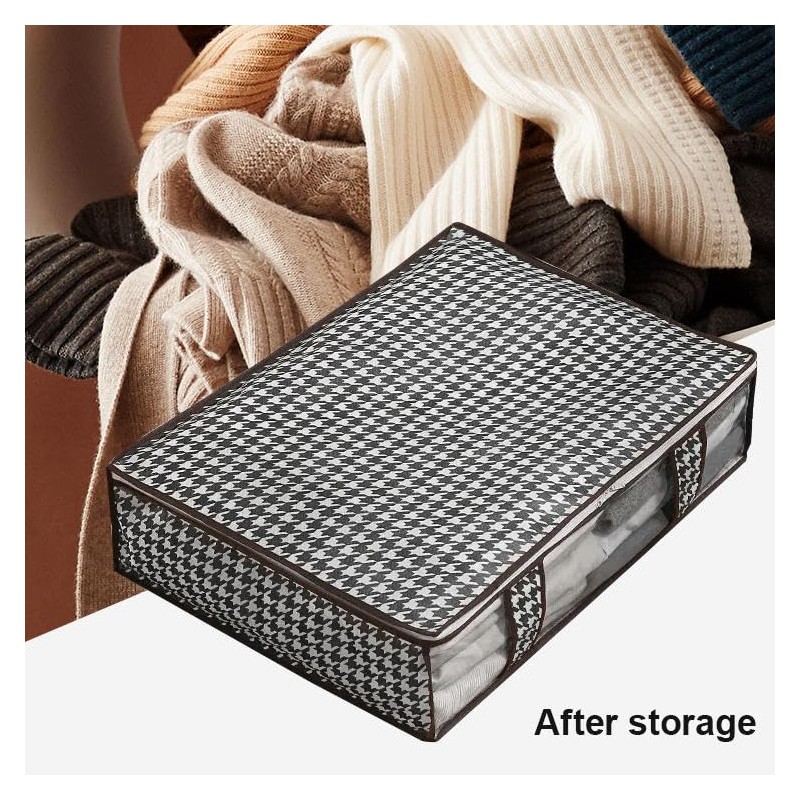 ETHOV® 4-Pack Under Bed Storage Bags Organisers Space Saving Bag