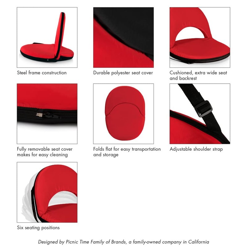 PICNIC TIME NFL Seattle Seahawks Oniva Stadium Seat - Reclining