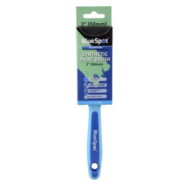 Blue Spot Tools 36005 2" (50mm) Synthetic Paint Brush with